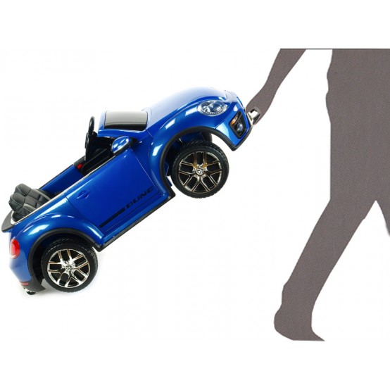 Volkswagen Beetle Dune s 2.4G DO, FM rádio, bluetooth a čalouněná sedačka, modré lakování